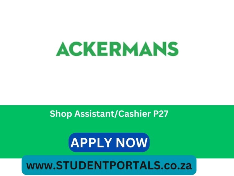 Shop Assistant/Cashier P27